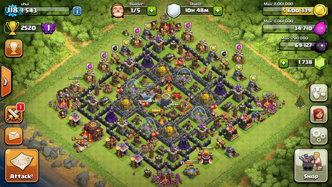ID Clash of Clans / COC | LVL 118 Town Hall 10