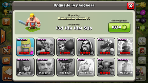 ID Clash of Clans / COC | LVL 118 Town Hall 10