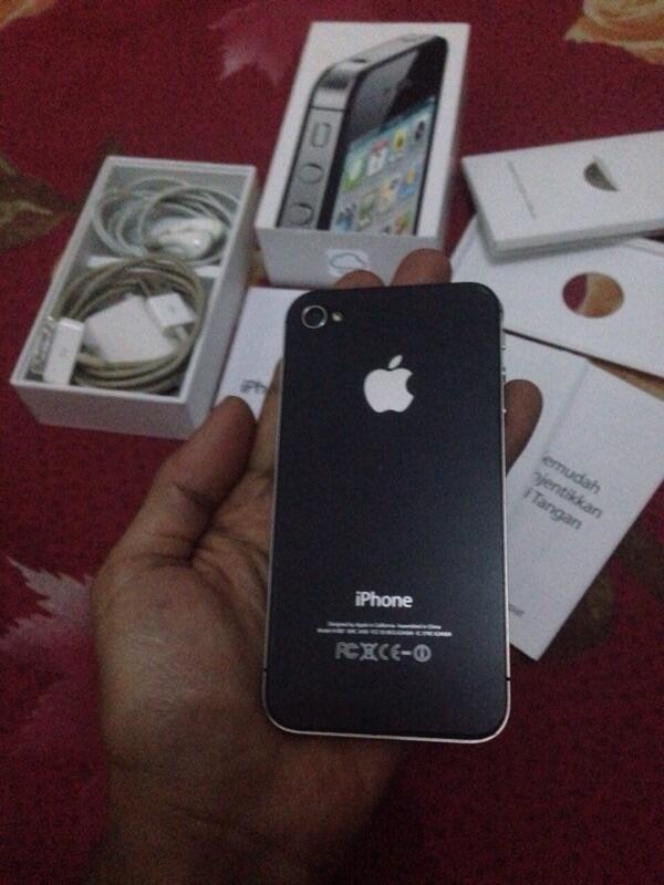 Iphone 4s black 16gb fu fullset