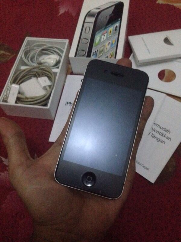 Iphone 4s black 16gb fu fullset