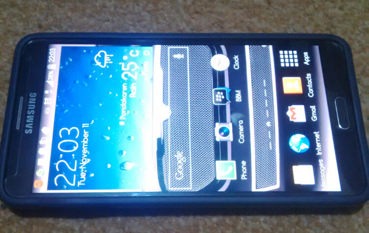 Jual Samsung Galaxy Note 3 Hitam fullset