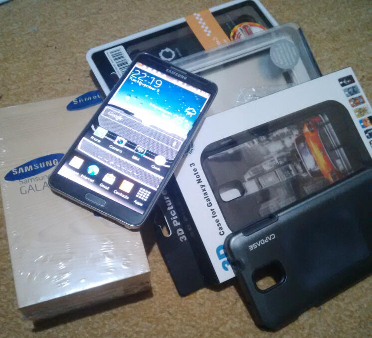 Jual Samsung Galaxy Note 3 Hitam fullset