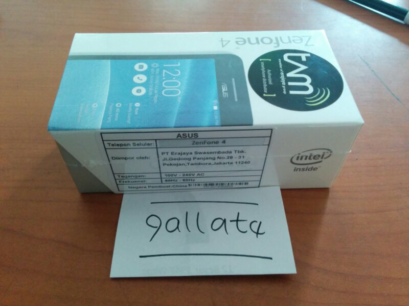 zenfone 4 white BNIB batrai 1600mah