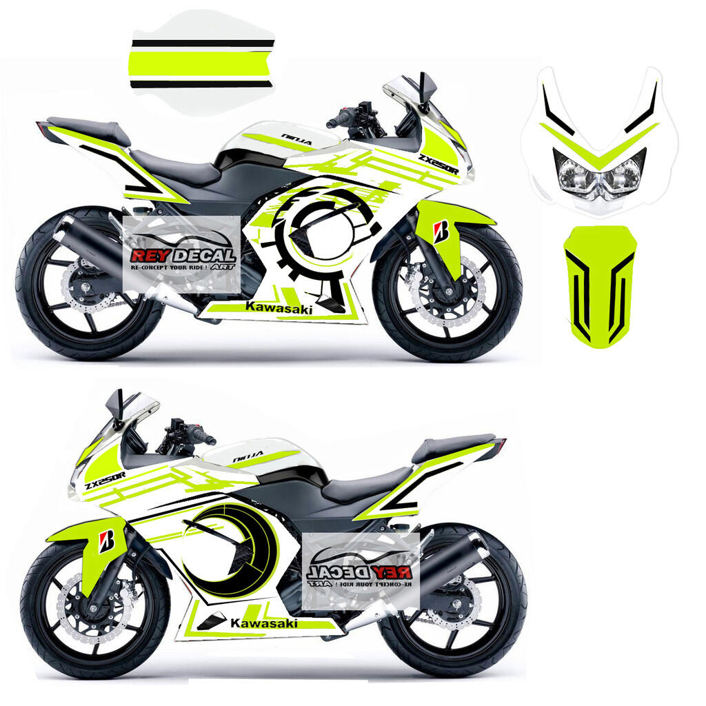 Terjual Cutting  Sticker  Decal Kit Motor  Ninja250 250FI 