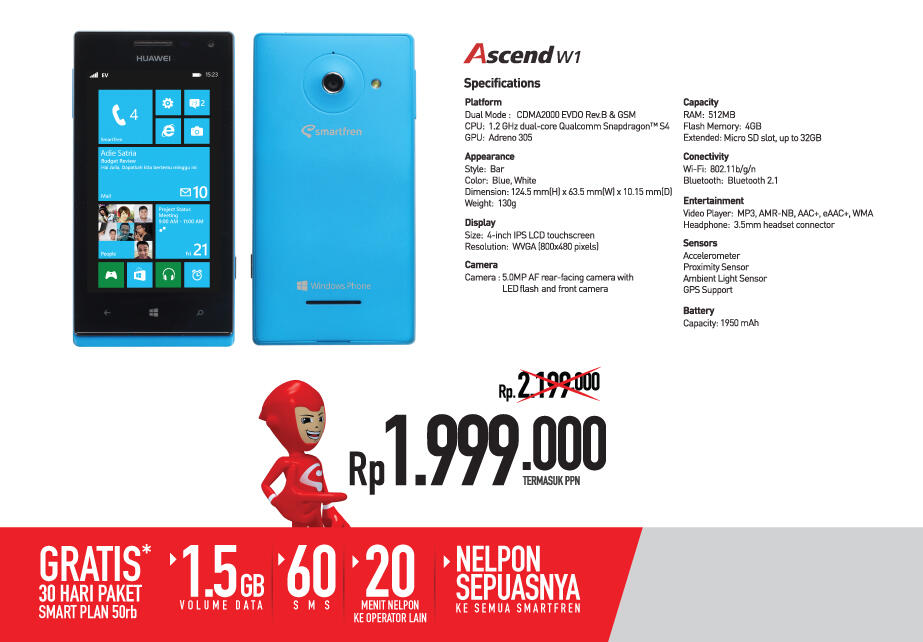 LELANG WINDOWS PHONE START RP 50.000,- S/D 30 NOV 2014