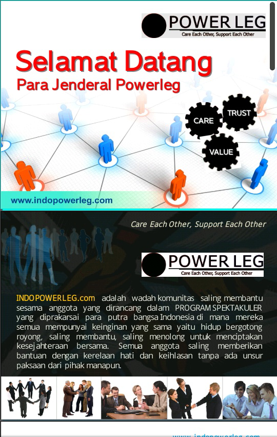 INDOPOWERLEG Sistem Monoleg murni (SPILLOVER FOREVER)
