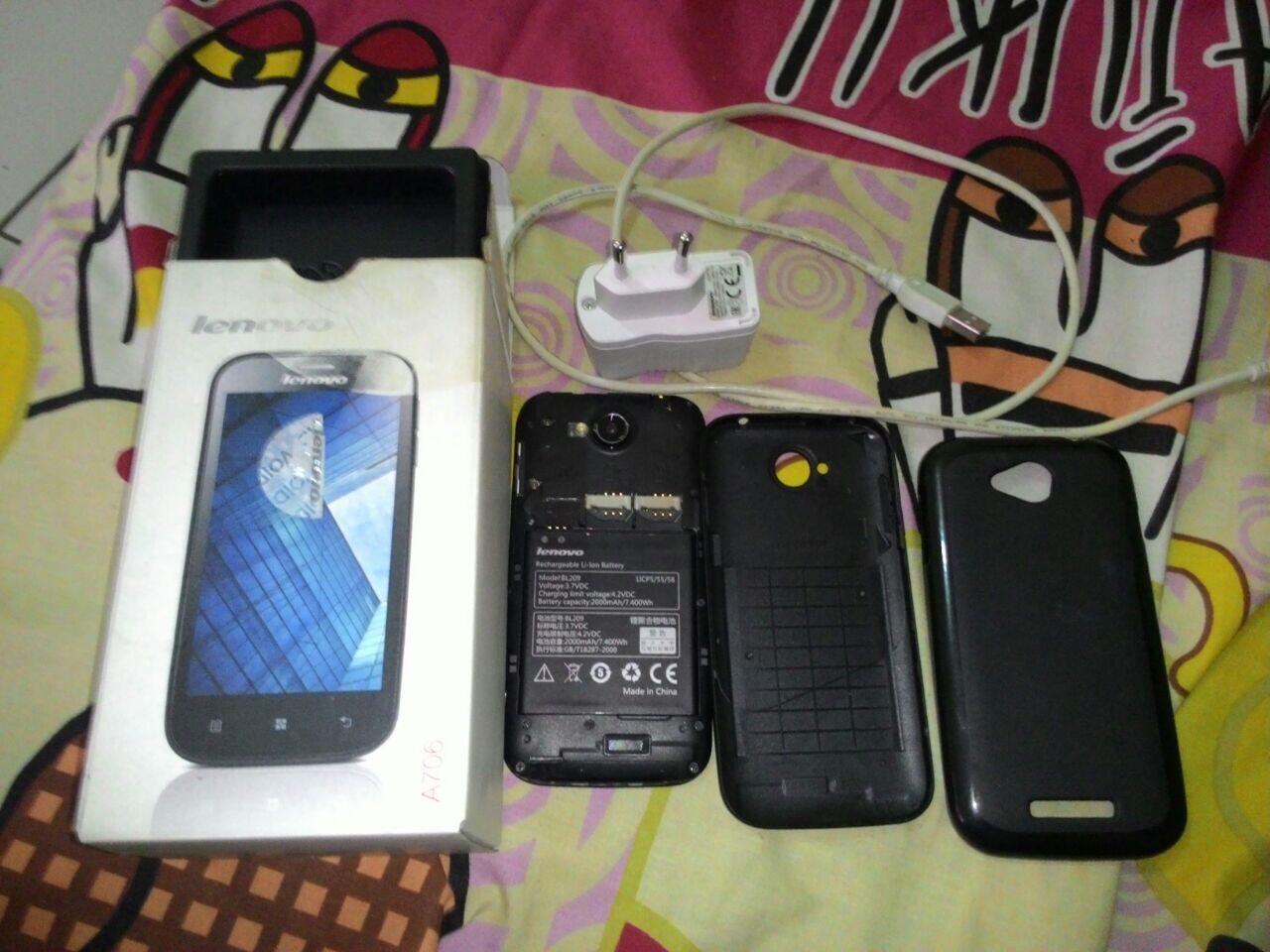 LENOVO A706 QUADCORE RAM 1gb murah nego tipis
