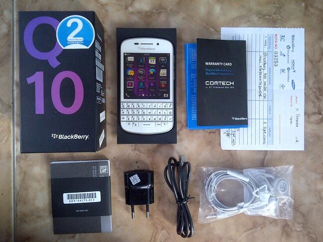 BB Q10 White Mulus Fullset Ctn (Malang)