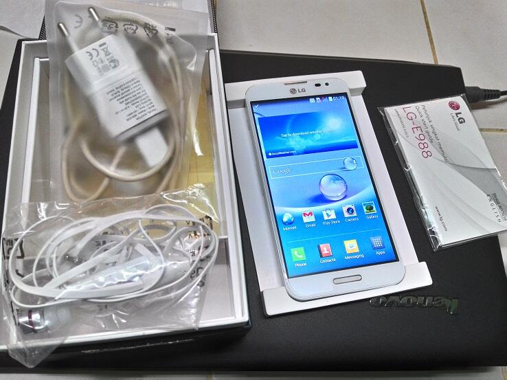 LG OPTIMUS G PRO WHITE E988 -MANTAP HARGA KASKUSER