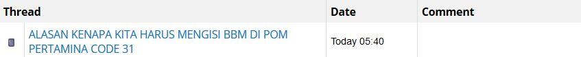 ALASAN KENAPA KITA HARUS MENGISI BBM DI POM PERTAMINA CODE 31