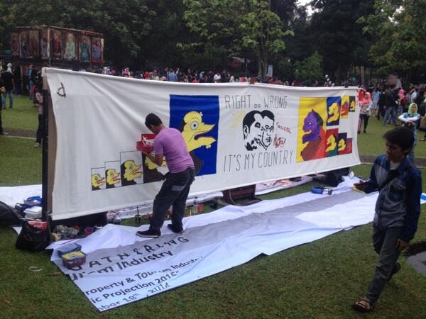 Pasar seni ITB 2014 tanggal 23 kemaren seru bgt gan!!