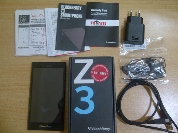 BlackBerry Z3 Muluss Full set Garansi