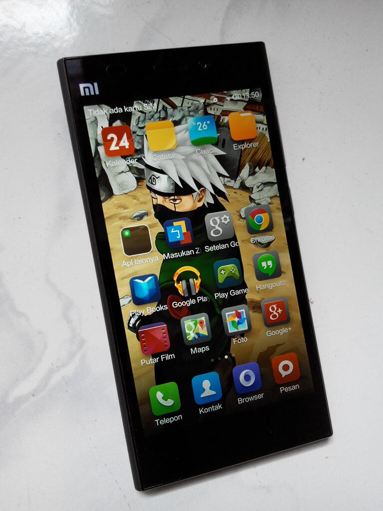 xiaomi mi3 black mantabb muluss 99% batangan spek gaharr