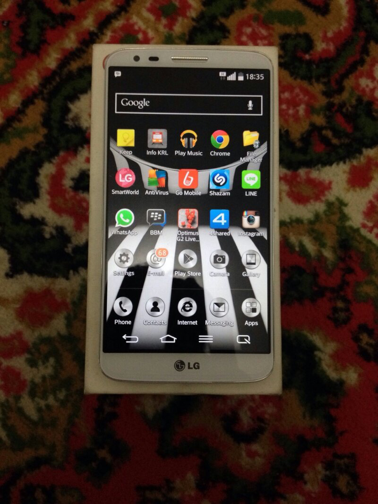 LG G2 WHITE fullset 32gb