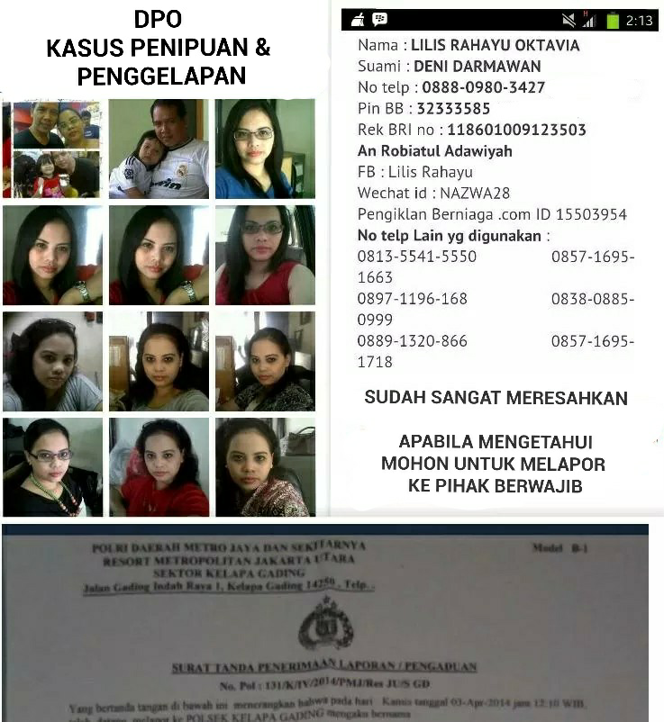 HATI HATI MODUS PENIPUAN DIJABODETABEK