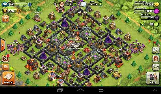 Jual akun Clash of Clans (COC) lv110 th 10