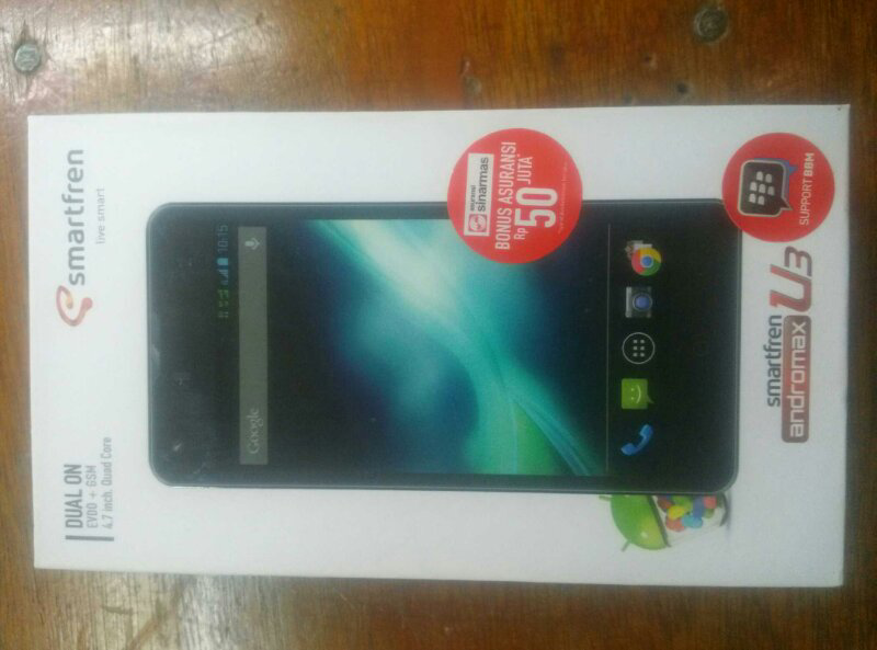 Jual BOLT 4G ZTE and SMARTFREN ANDROMAX U2/U3 Murah meriah