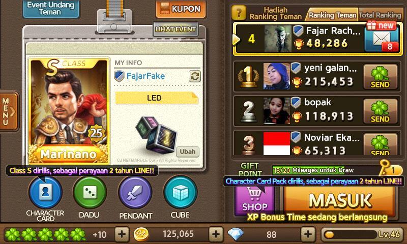 JUAL ID LINE GET RICH S 25 MARINANO MURAH