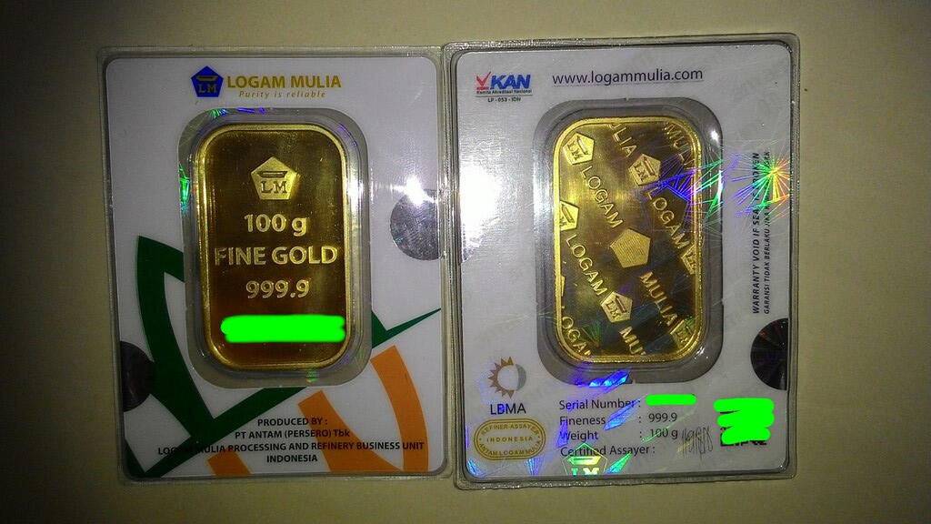 jual emas 100gr
