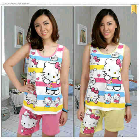 Hello Kitty Fashion Collection. Murah !!!! (Kaos, Baju Tidur, Jaket)