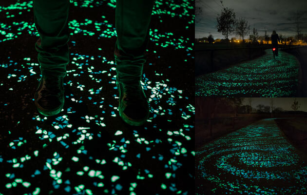 Keren, Jalur Sepeda Glow In The Dark Di Belanda