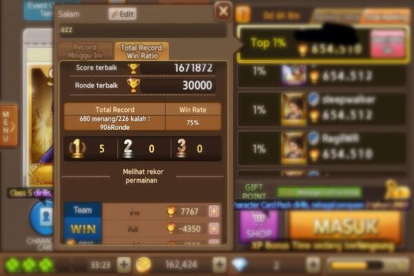 id line getrich lvl46 win rate 75% class s 3 max