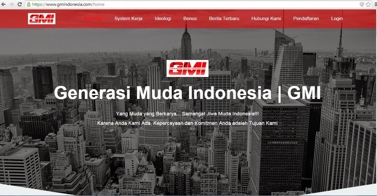 [adhek.AS]GMI-Generasi Muda Indonesia,profit 1,5%perhari,Tiruan Ingon, powerfull