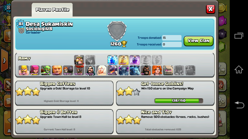 JUAL ID COC TH8 LV81. BU CEPAT.