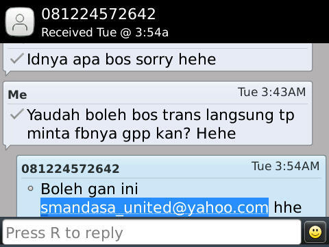 SURAT TERBUKA ID: helmimukti ; REK BCA: 2101219005 - JUMENO ; "FOTO TS ADA ;) "