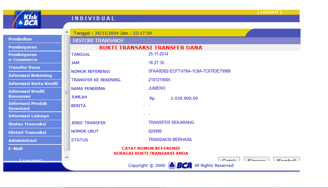 SURAT TERBUKA ID: helmimukti ; REK BCA: 2101219005 - JUMENO ; "FOTO TS ADA ;) "
