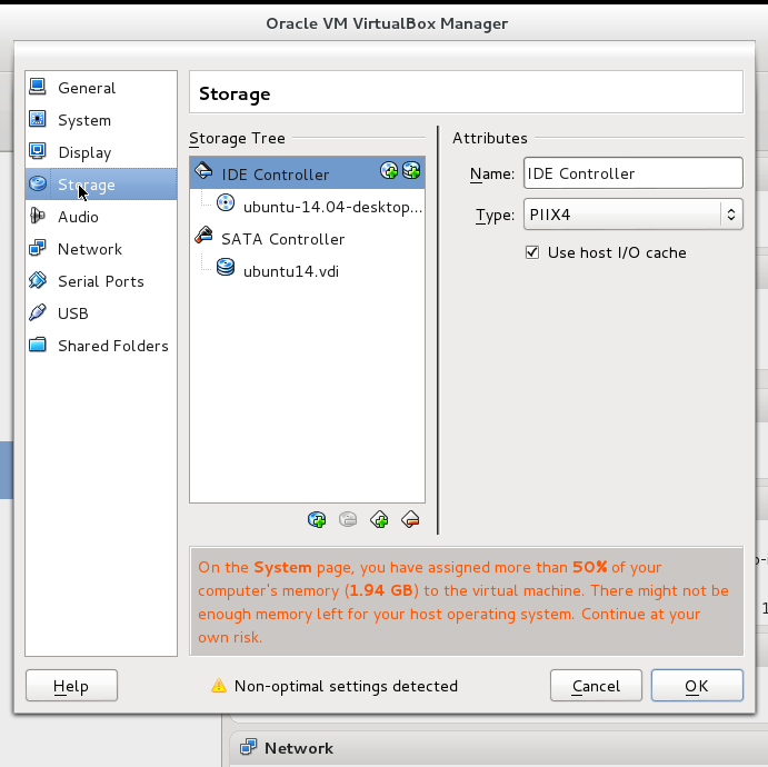 [share] Cara install linux desktop di virtualbox *Ubuntu 14 dan Opensuse 13*