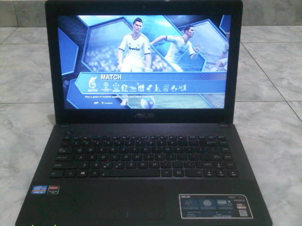 LAPTOP GAMING LIKE NEW ASUS X452CP CORE i3 VGA AMD TERBARU GRATIS ONGKIR PALEMBANG