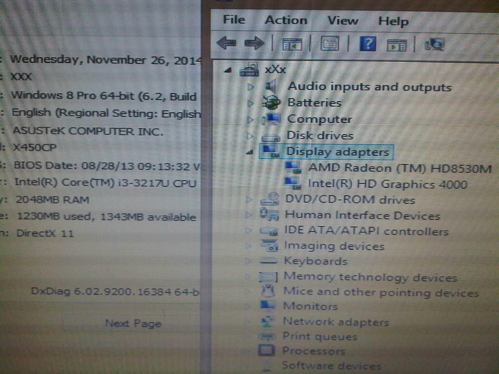 LAPTOP GAMING LIKE NEW ASUS X452CP CORE i3 VGA AMD TERBARU GRATIS ONGKIR PALEMBANG