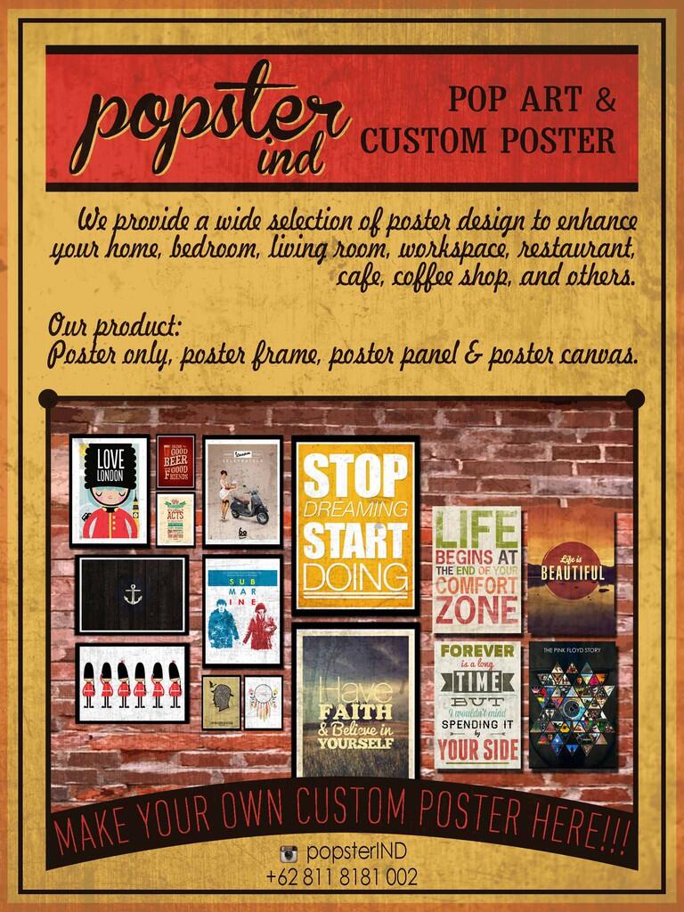 Jual Poster Untuk Restoran/Cafe/Coffee Shop/Barber Shop/dll