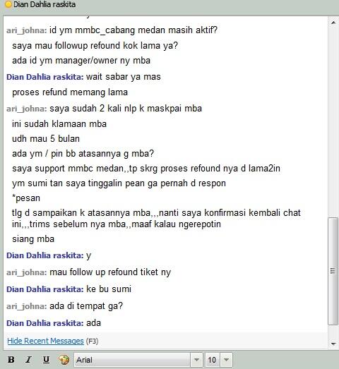 satu lagi travel agent yang nakal (medan)
