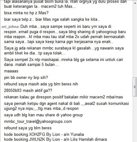 satu lagi travel agent yang nakal (medan)