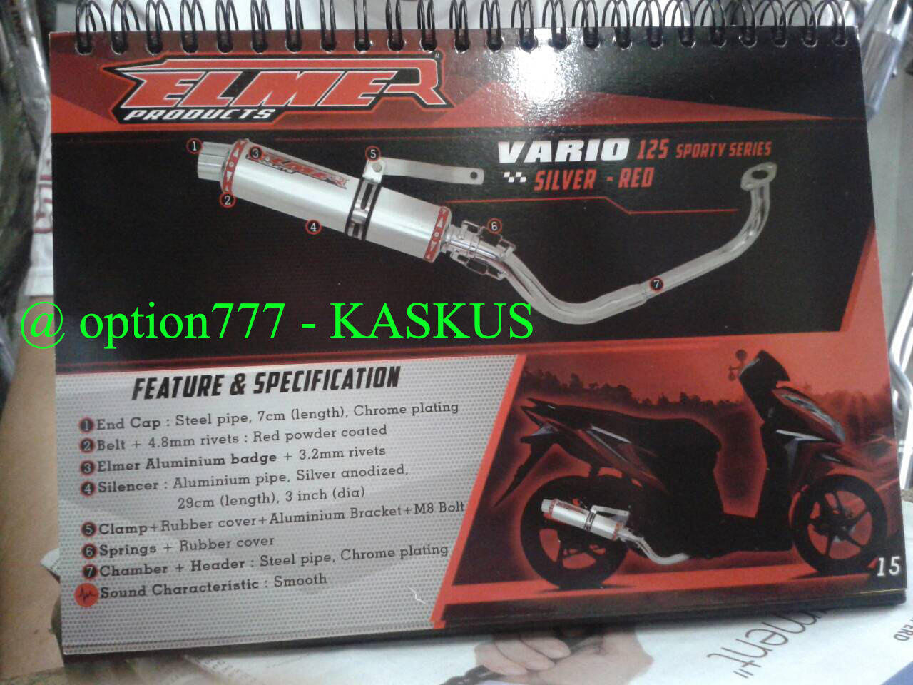 Best Seller Tutup Knalpot Vario 125 Crom - Wiring Diagram 