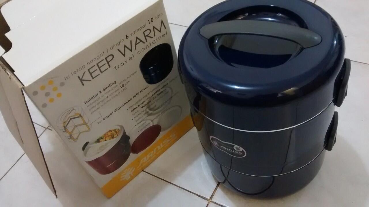 warmer penghangat makanan, cocok untuk piknik atau bawa mkn ke kantor!