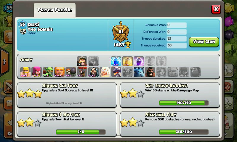 id clash of clans TH 9 dan TH 7 , murah pake banget !!