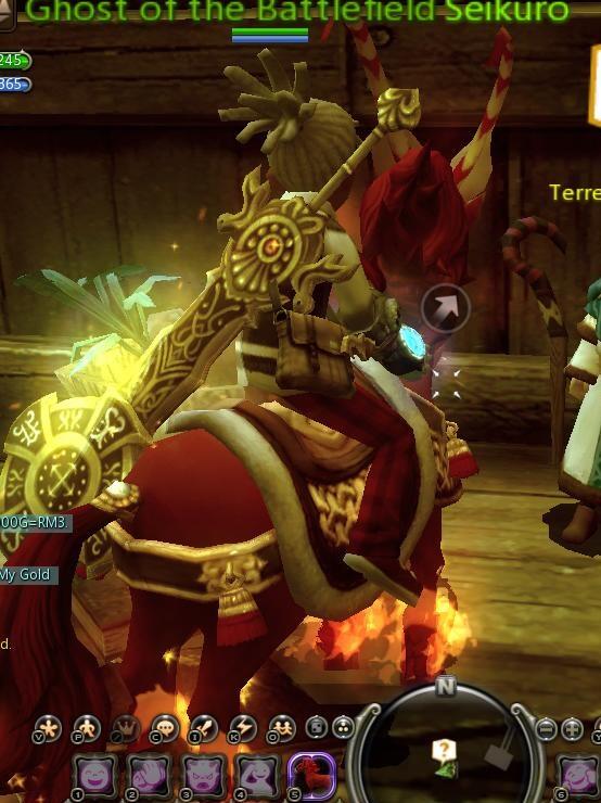 WTS Dragon Nest SEA WESTWOOD akun termasuk Red horse mount, 10k Gold , Cash costumes