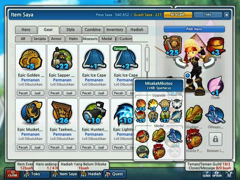 WTS LostSaga Colonel Class 3 GG (+25Rame) (Guild:ExciteReborn)