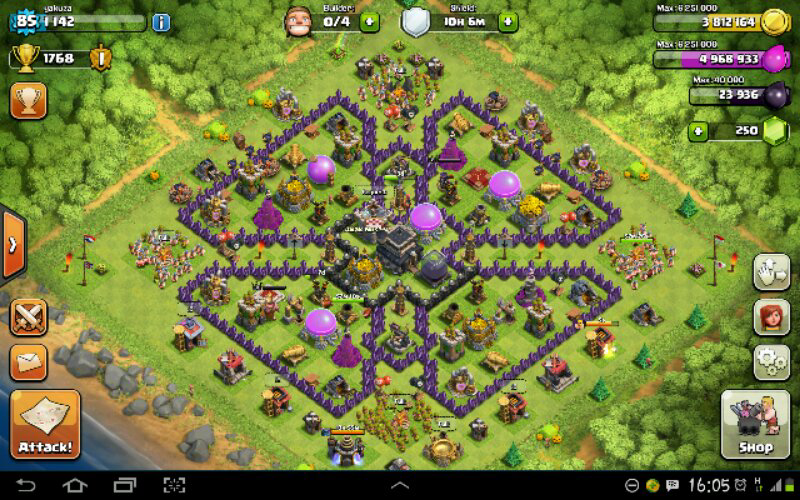 jual cepat char coc th 9