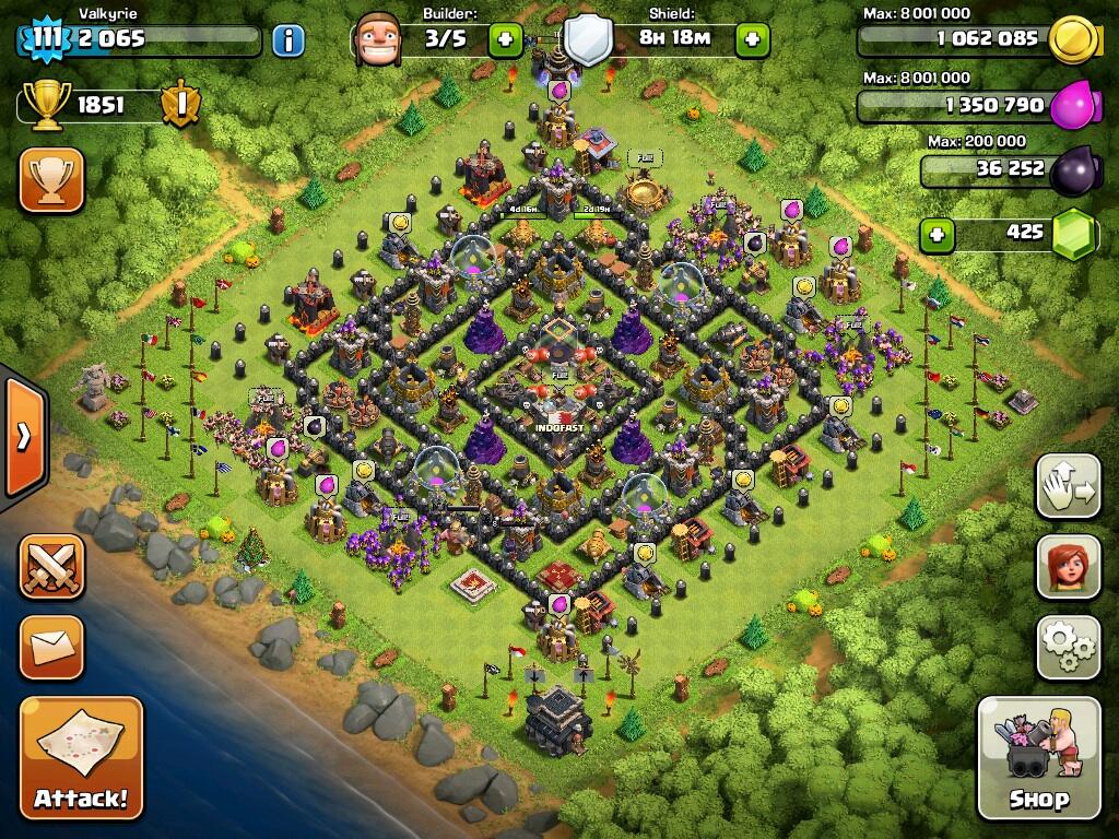 Jual id clash of clans th9 (upgrade terus sampe kejual) bu gan
