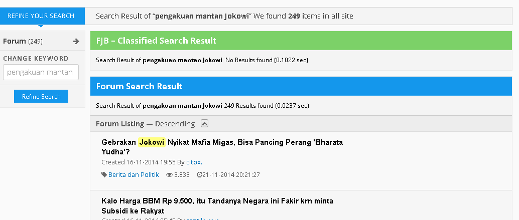 Pengakuan Blak-Blakan Mantan JOKOWI
