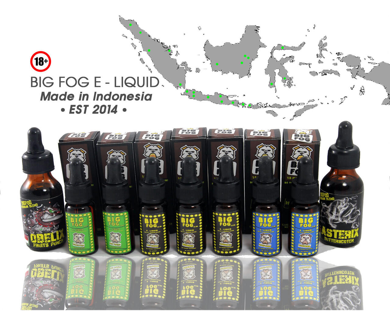 BIG FOG THE 1ST PREMIUM E-LIQUID IN INDONESIA