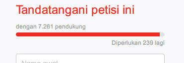 Dukungan Rakyat untuk pembubaran DPR (Constitutional complaint)