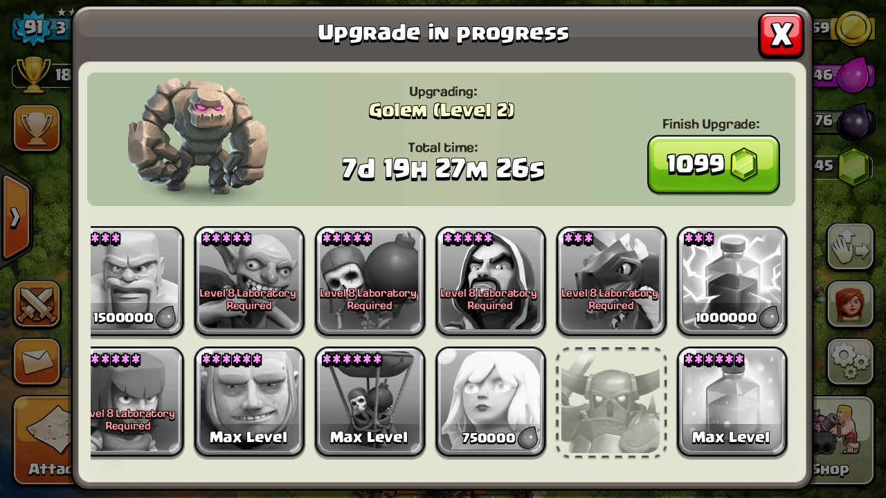 ID coc Clash of Clans TH9 MURMER