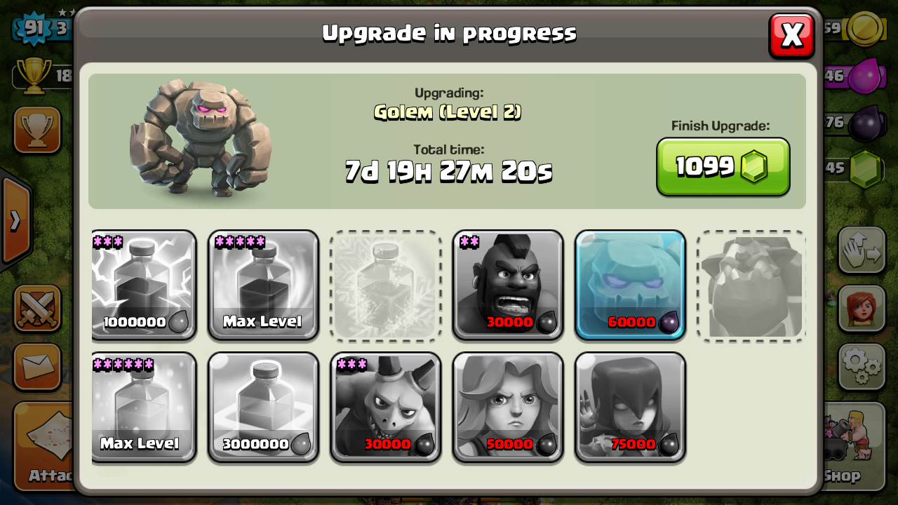 ID coc Clash of Clans TH9 MURMER