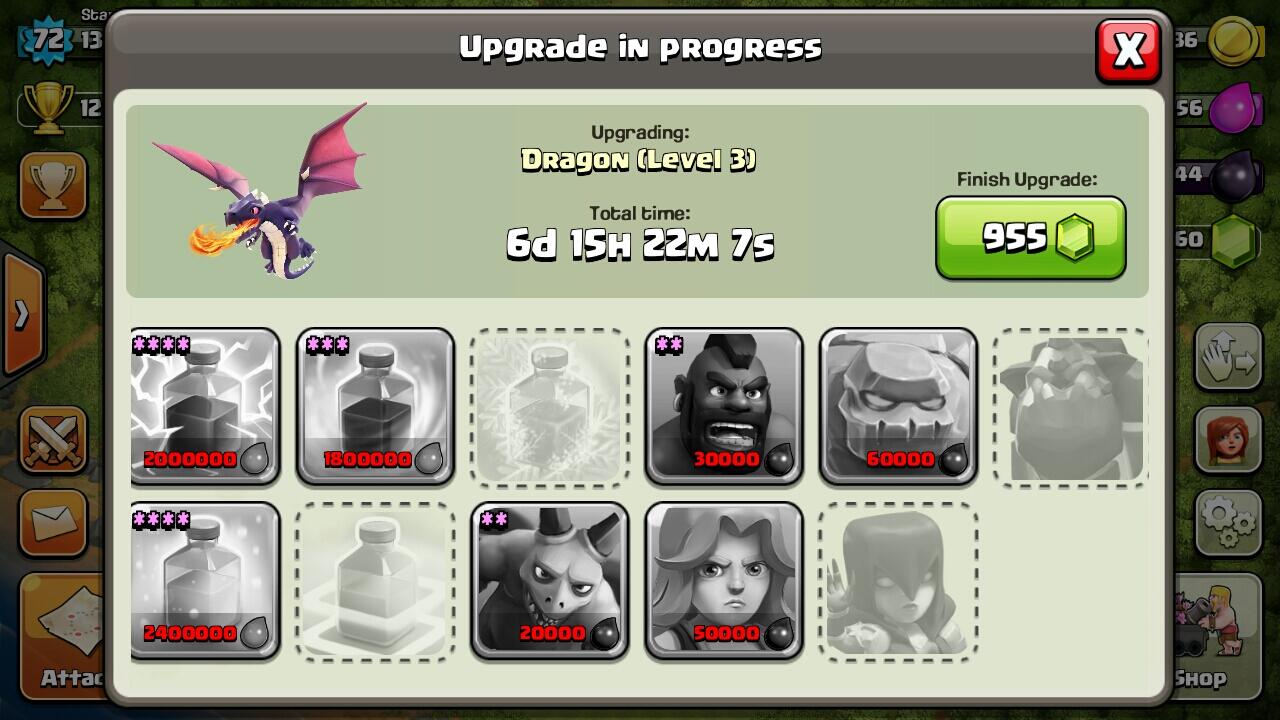 Edisi Pensi COC TH 8 + BONUS ID COC TH 6