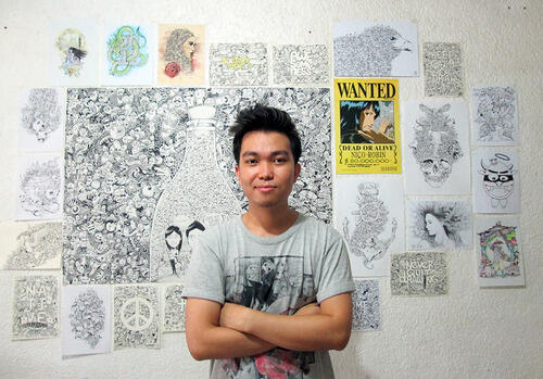 Karya Doodles yang Sangat Detil dari Seniman Filipina